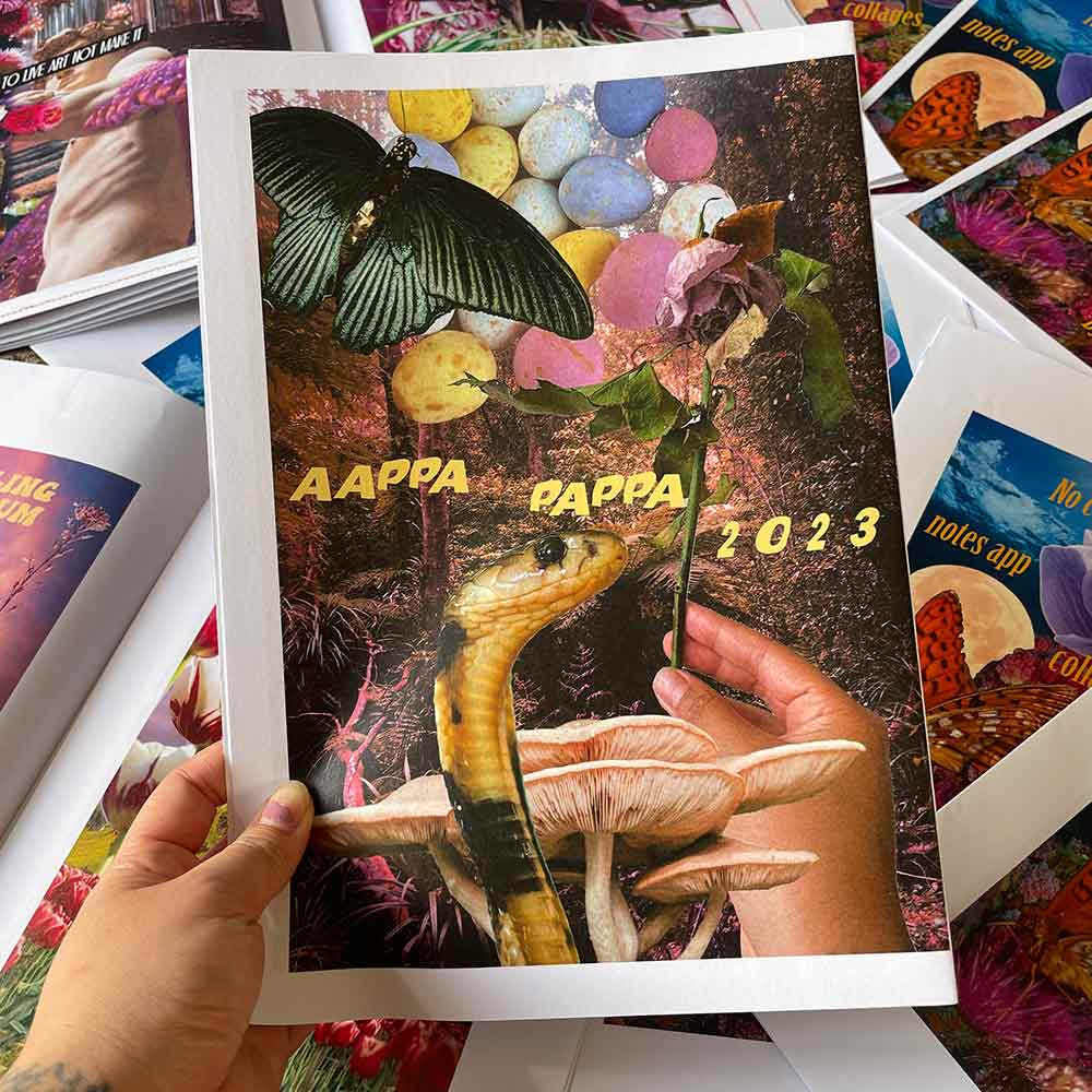 'No Context Notes App Collages' Zine