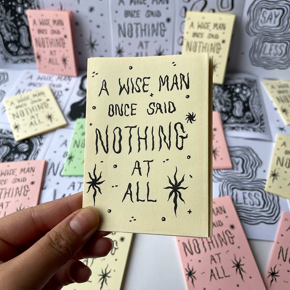 'A Wise Man' Zine