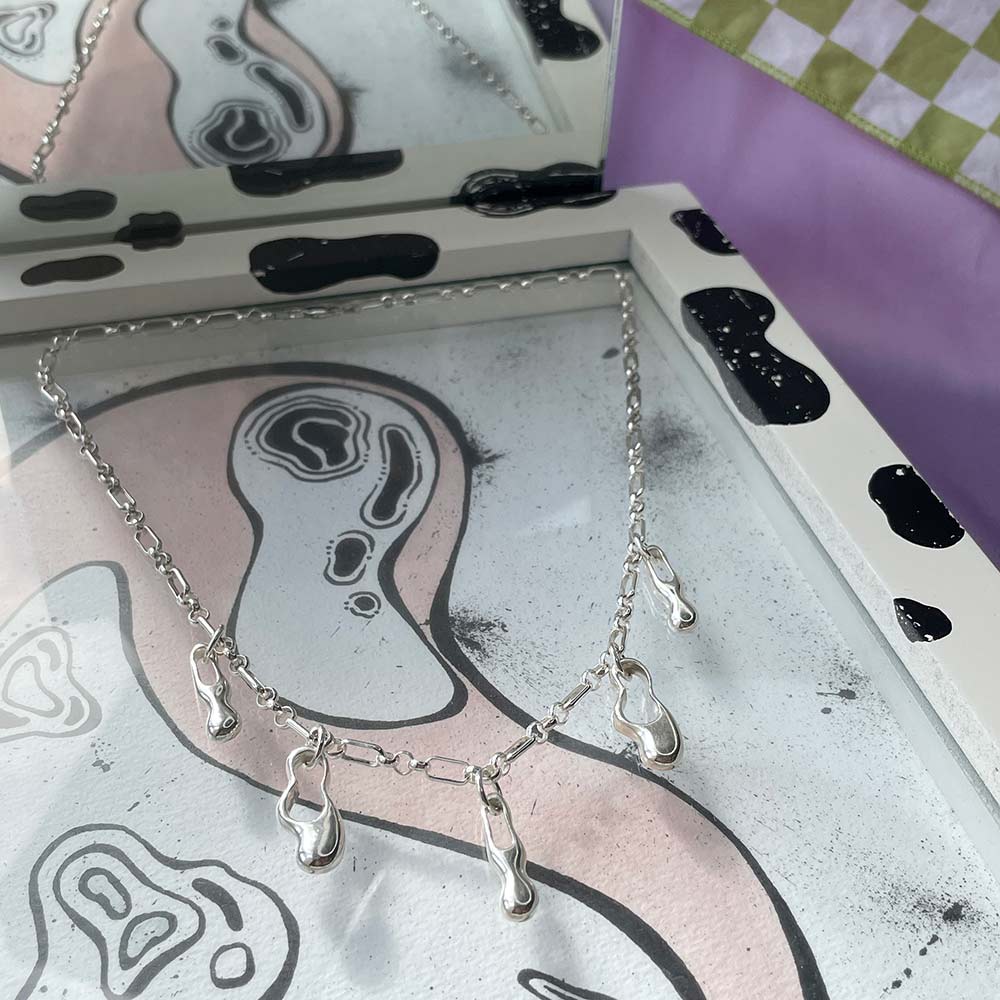 Blobby Drop Necklace