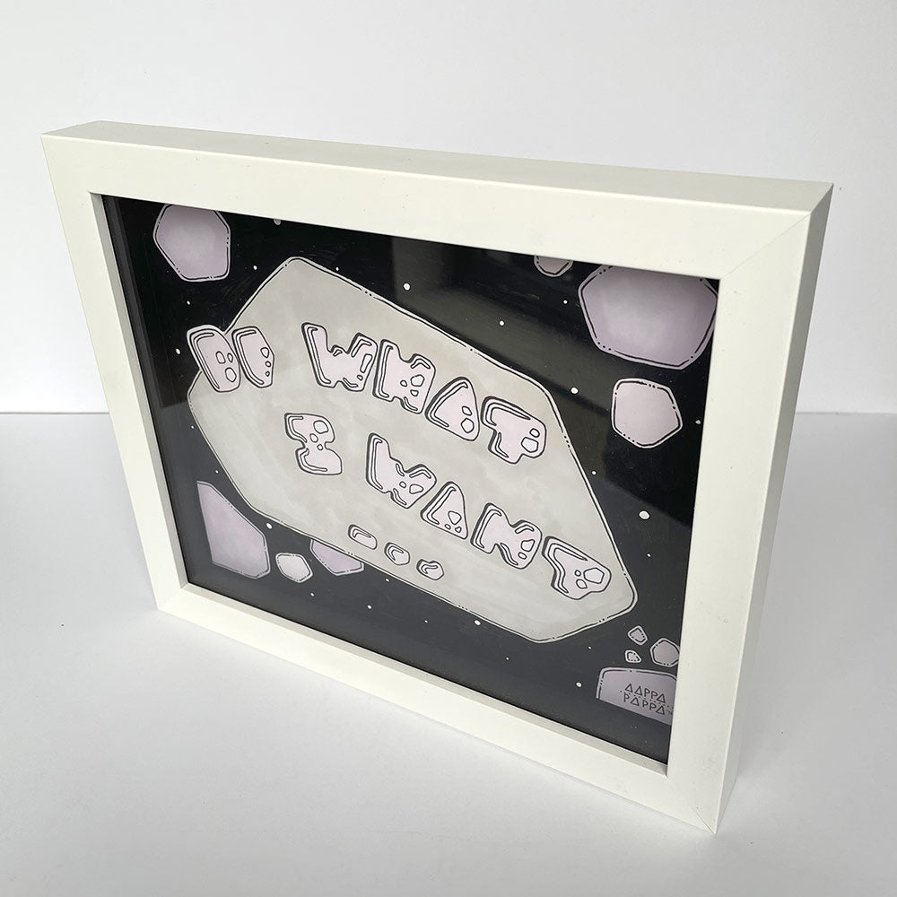 'Do What I Want' Framed Original