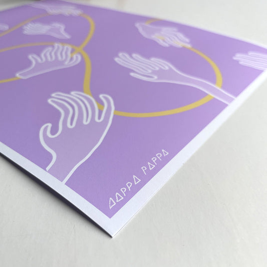 'Don't Touch Me' A4 Print