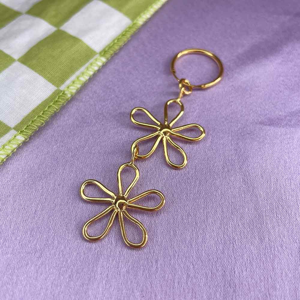 Double Flower Power Earring