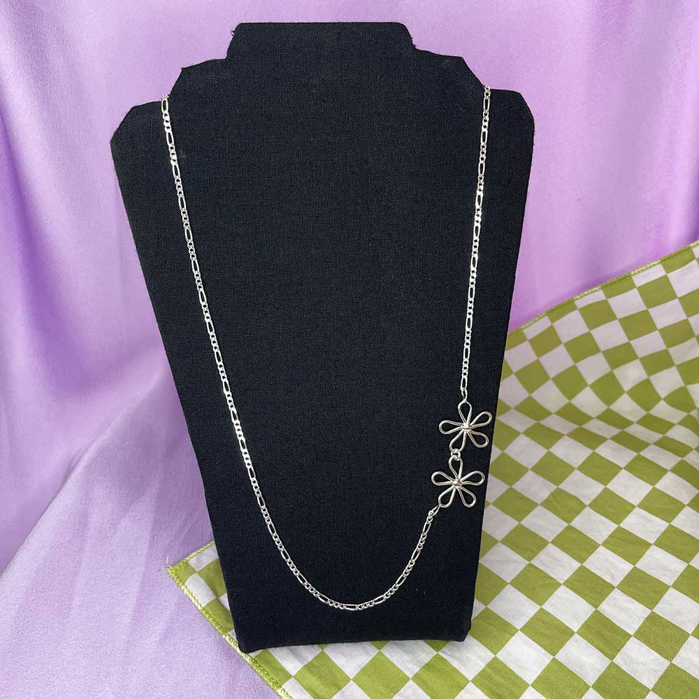 Double Flower Power Necklace