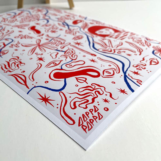 'Eyes On You' A4 Print