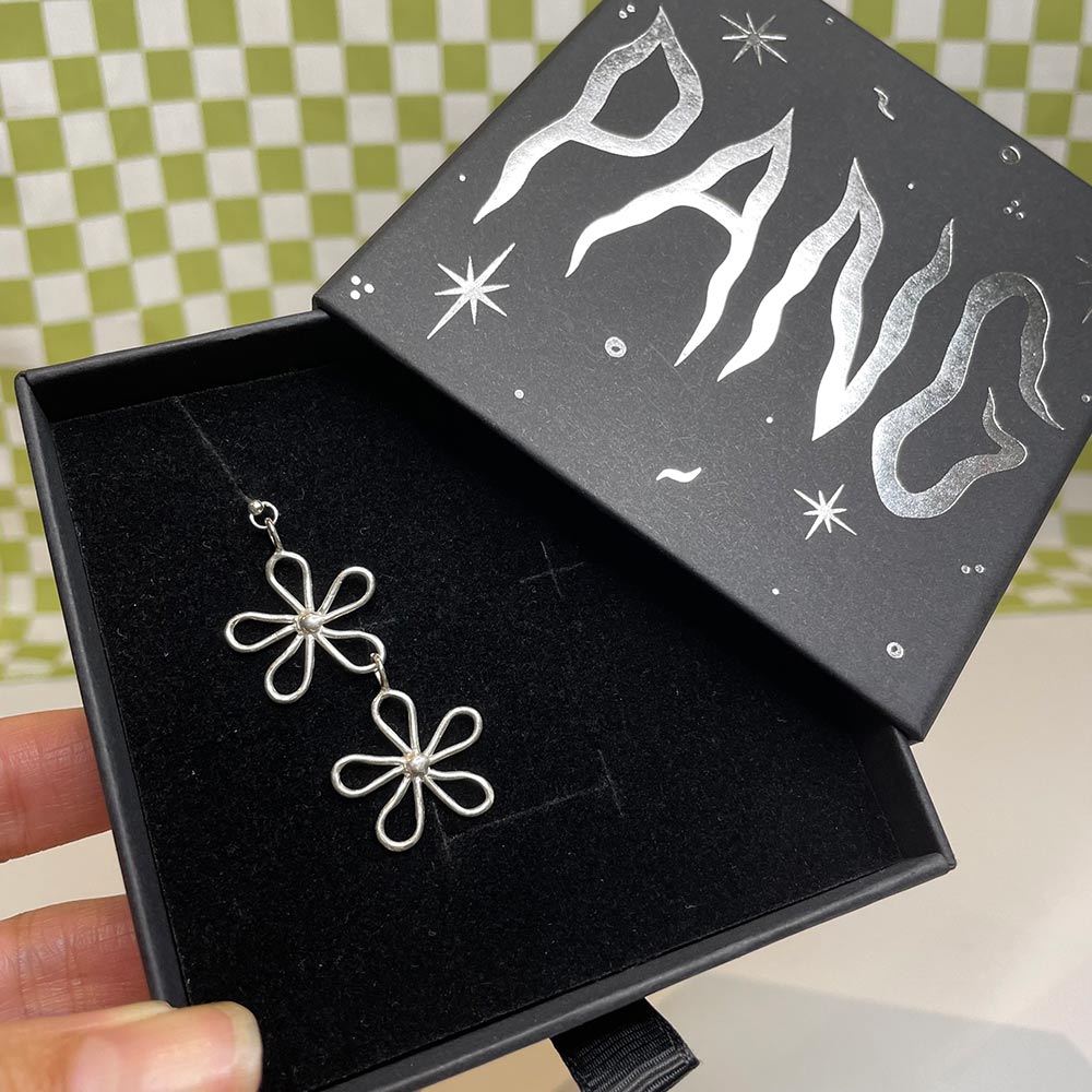 Double Flower Power Earring