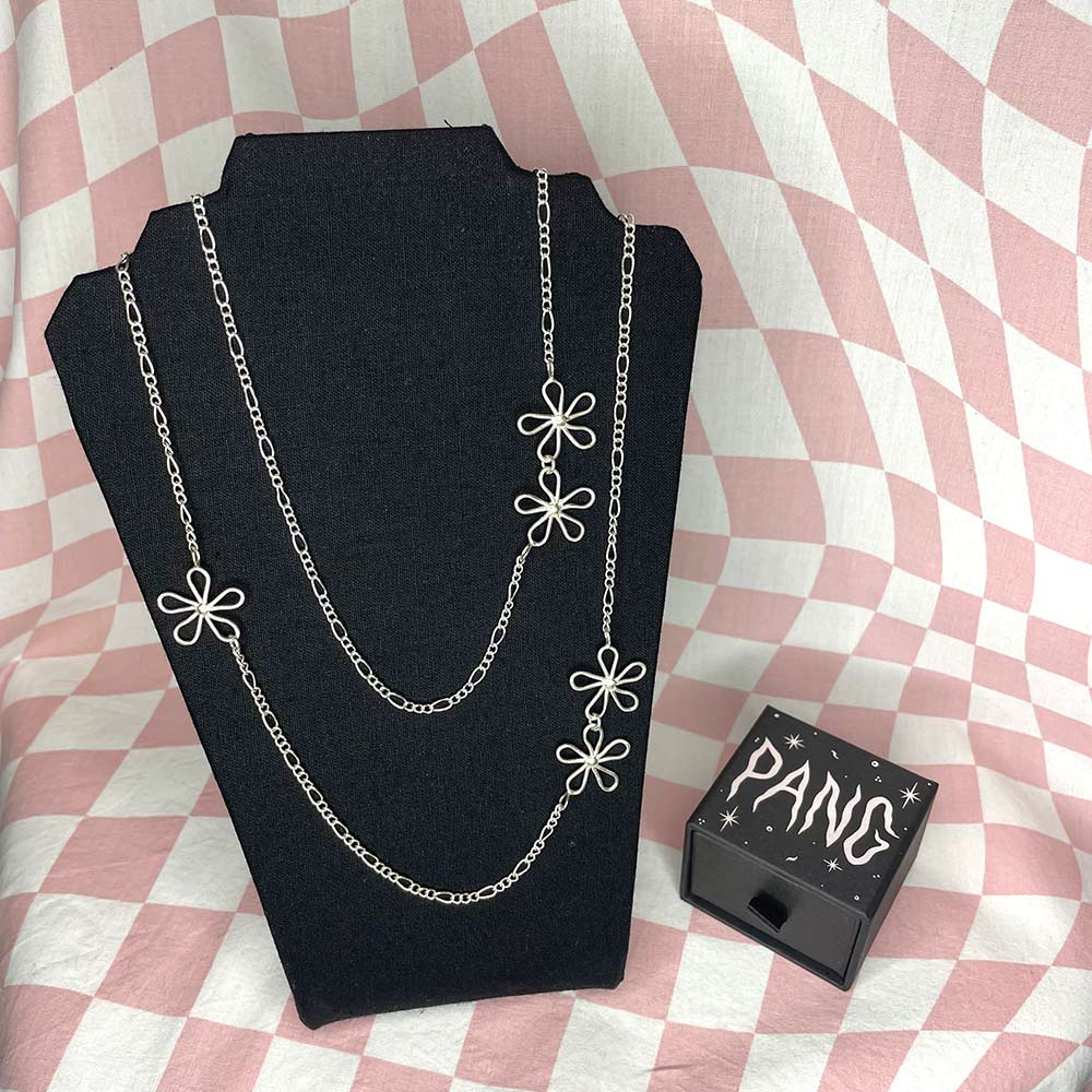 Double Flower Power Necklace
