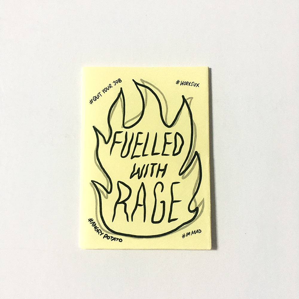 'Fuelled With Rage' Zine