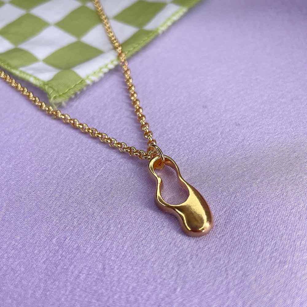 Large Blobby Drop Necklace