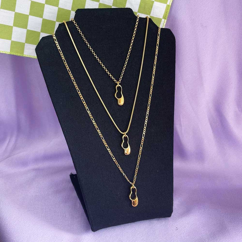 Large Blobby Drop Necklace