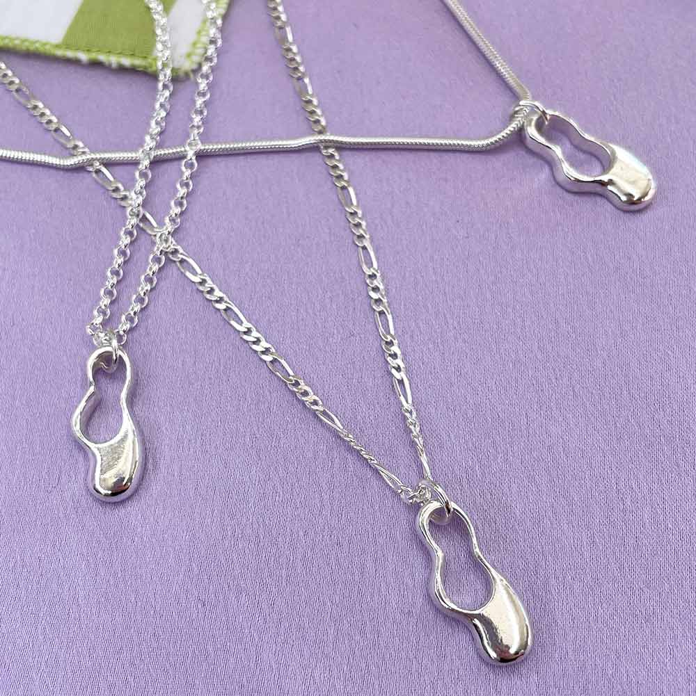 Large Blobby Drop Necklace