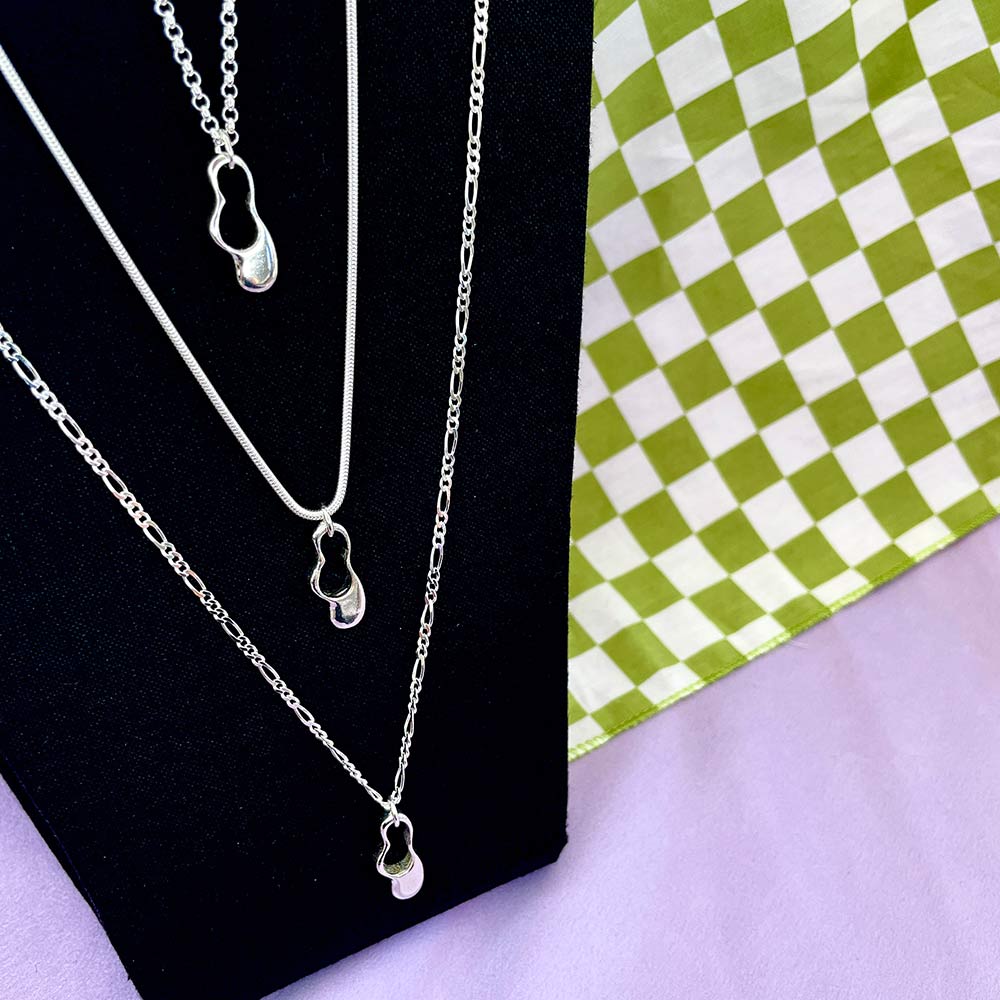 Large Blobby Drop Necklace