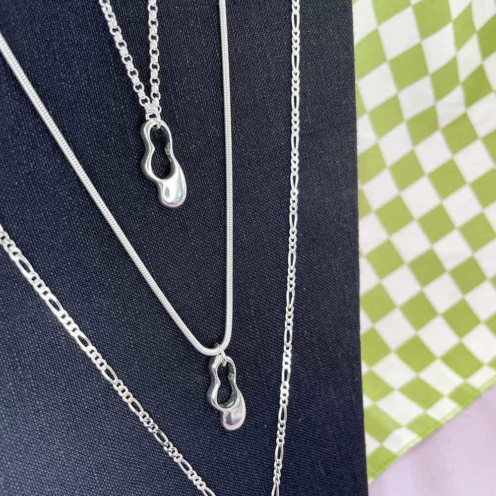 Large Blobby Drop Necklace