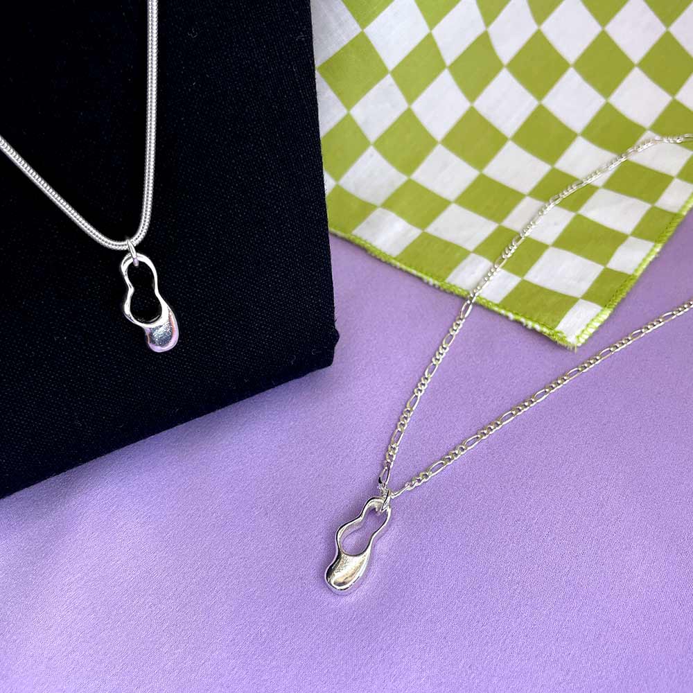 Large Blobby Drop Necklace