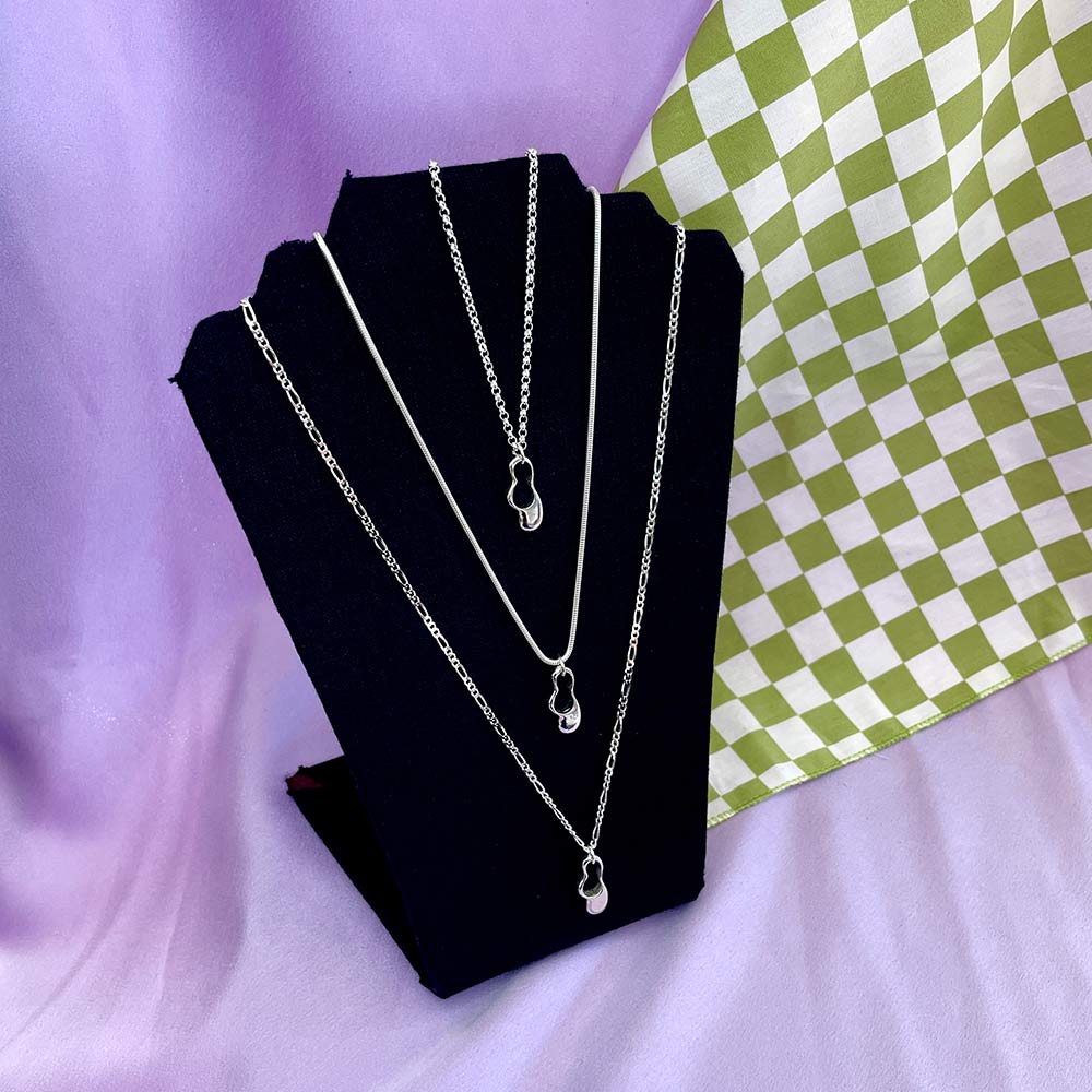 Large Blobby Drop Necklace