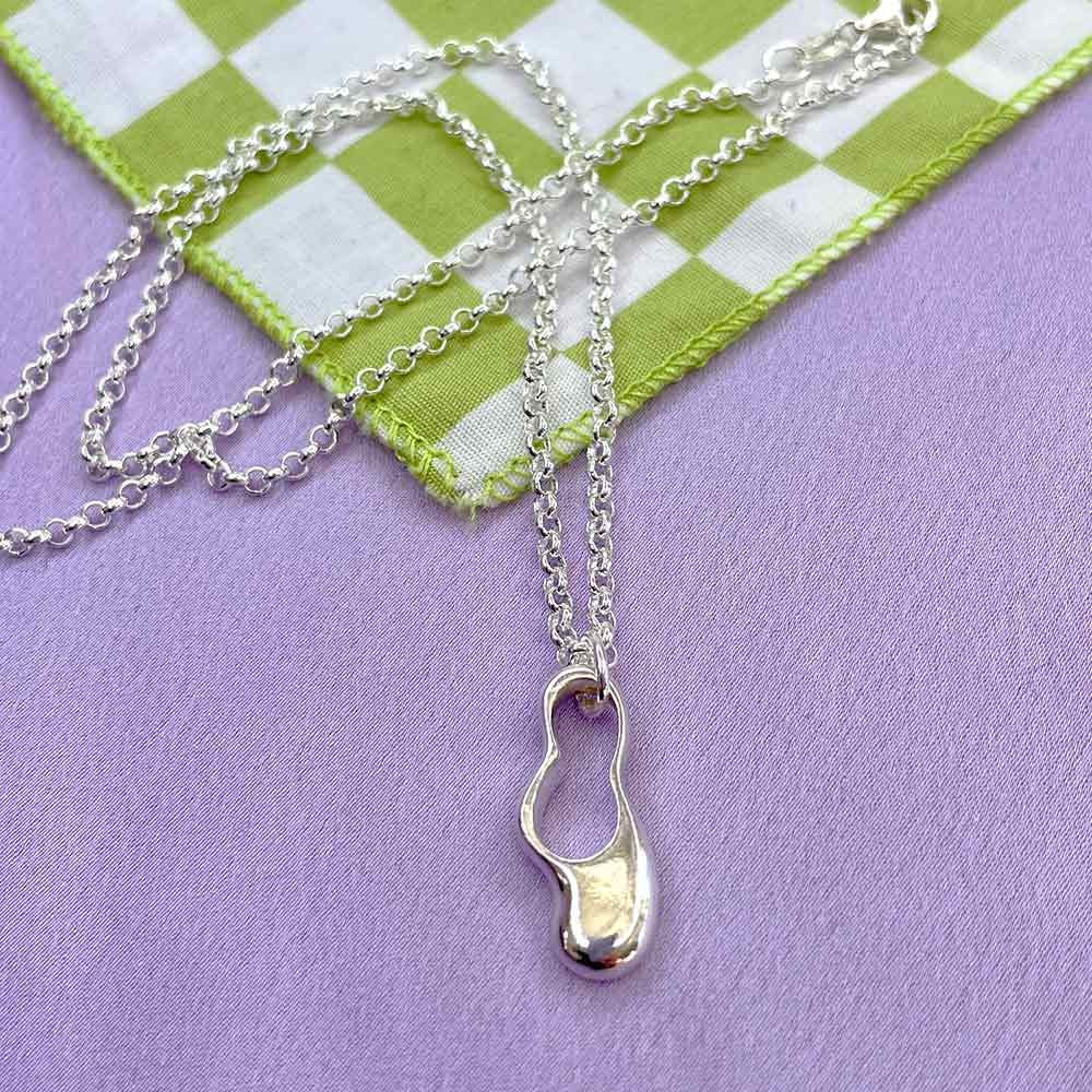 Large Blobby Drop Necklace