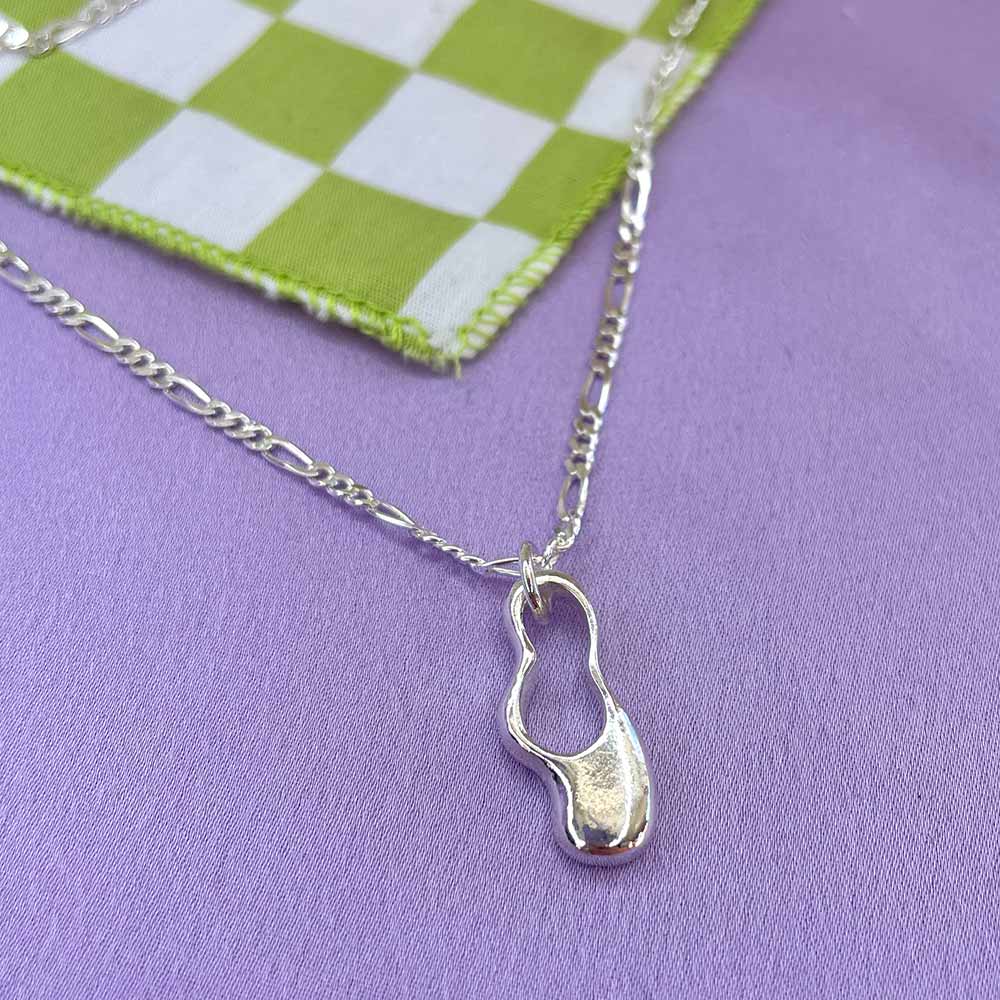 Large Blobby Drop Necklace