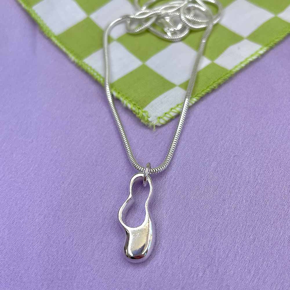 Large Blobby Drop Necklace