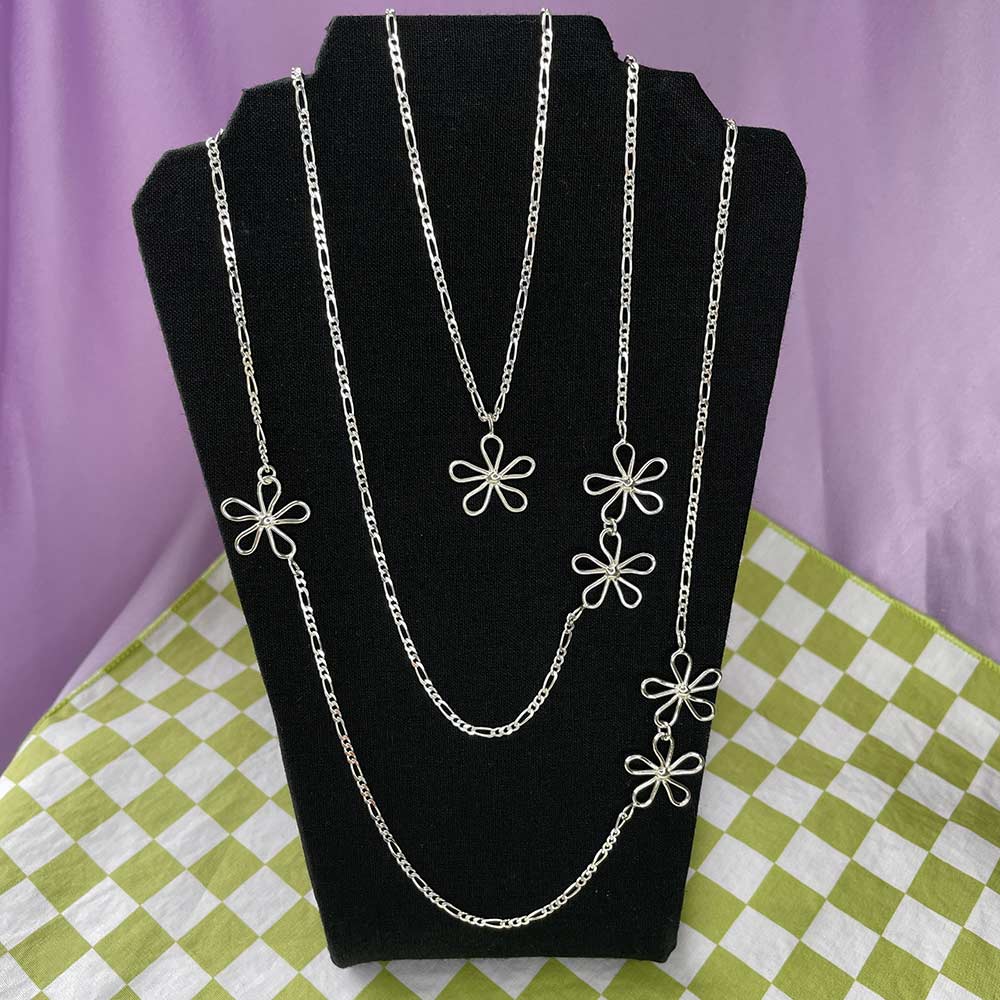Triple Flower Power Necklace
