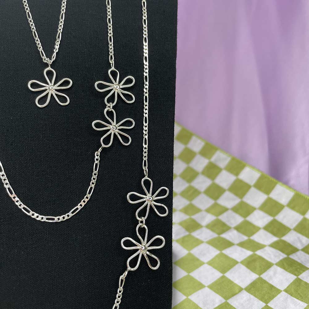 Triple Flower Power Necklace