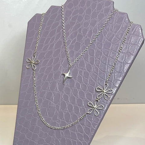 Triple Flower Power Necklace