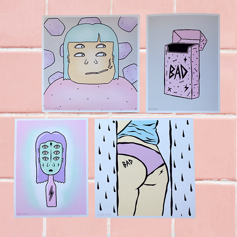 'BAD' Archival Print