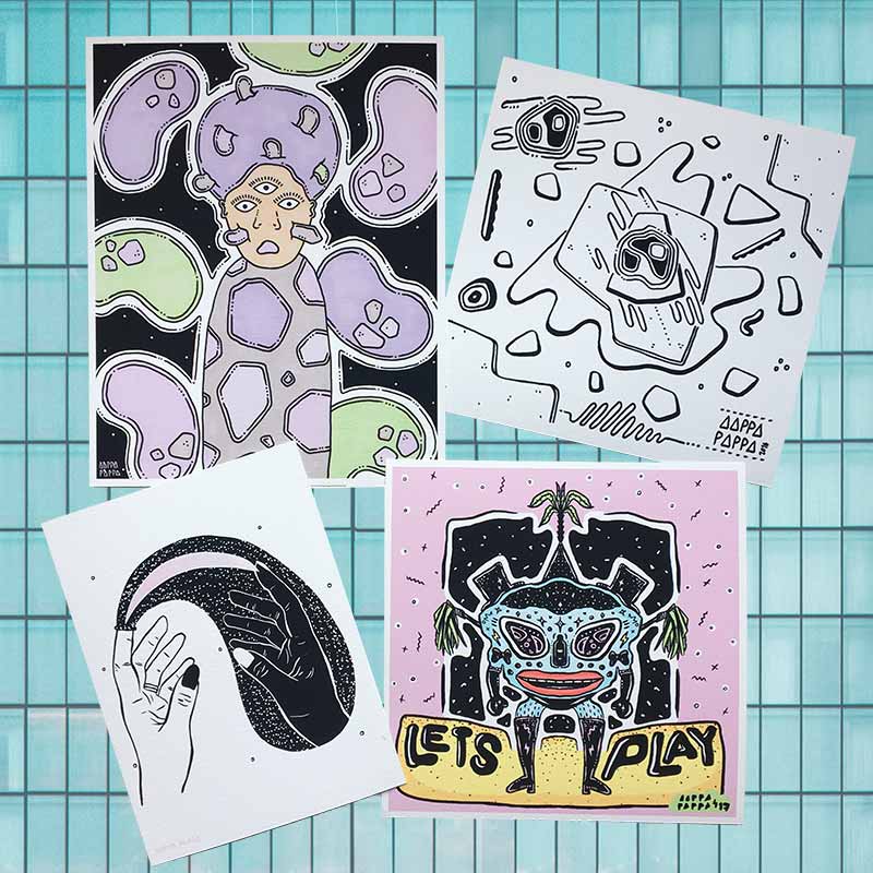 'Let's Play' Archival Print