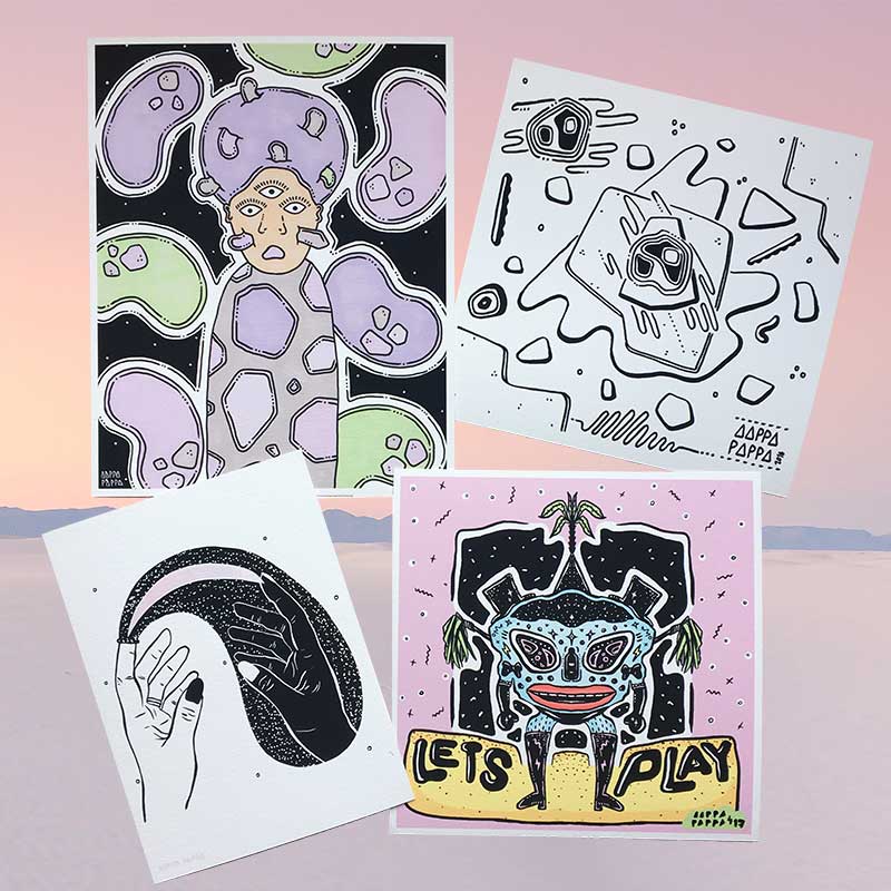 'Let's Play' Archival Print