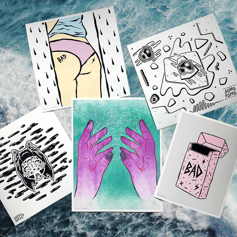 'BAD' Archival Print