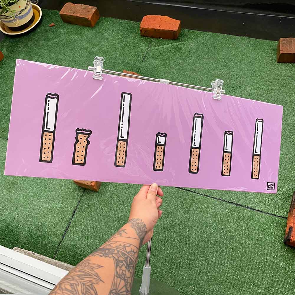 'Ok Ciggies' Print
