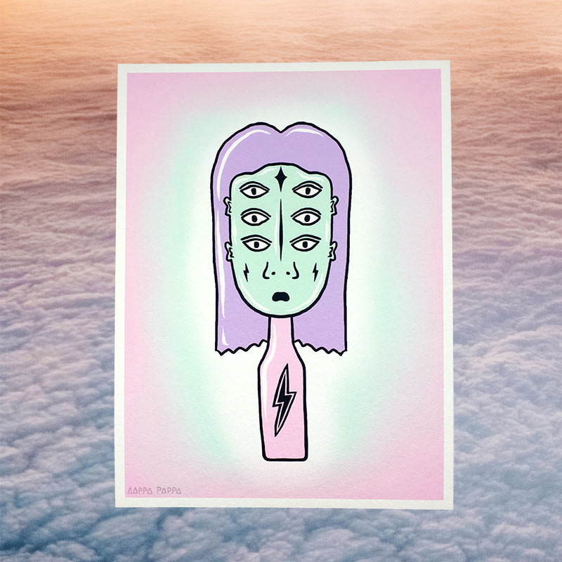 'Pastel Pal' Archival Print