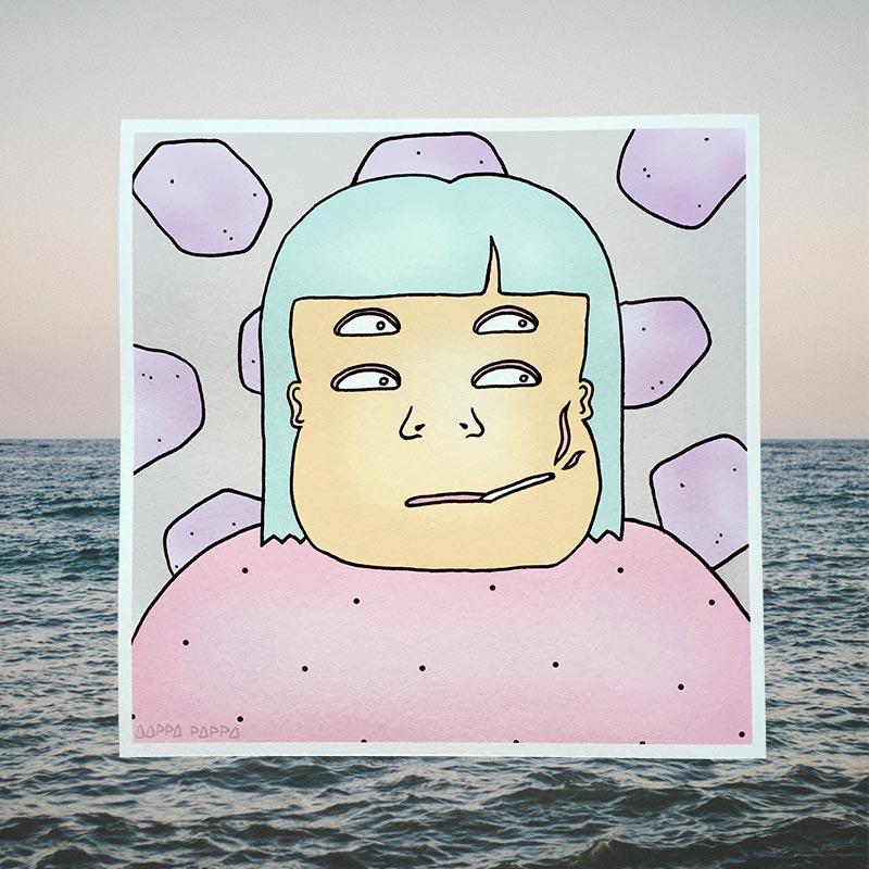 'Slightly Suspicious' Archival Print