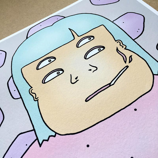 'Slightly Suspicious' Archival Print