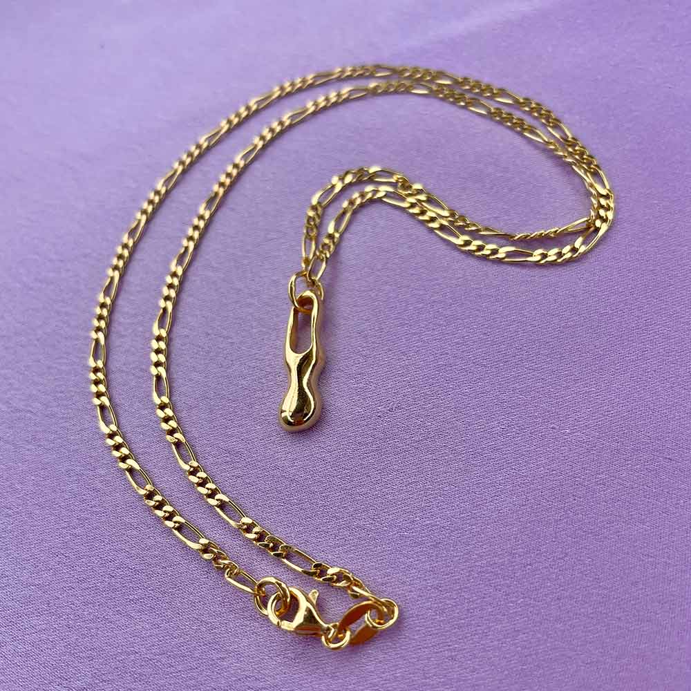 Small Blobby Drop Necklace