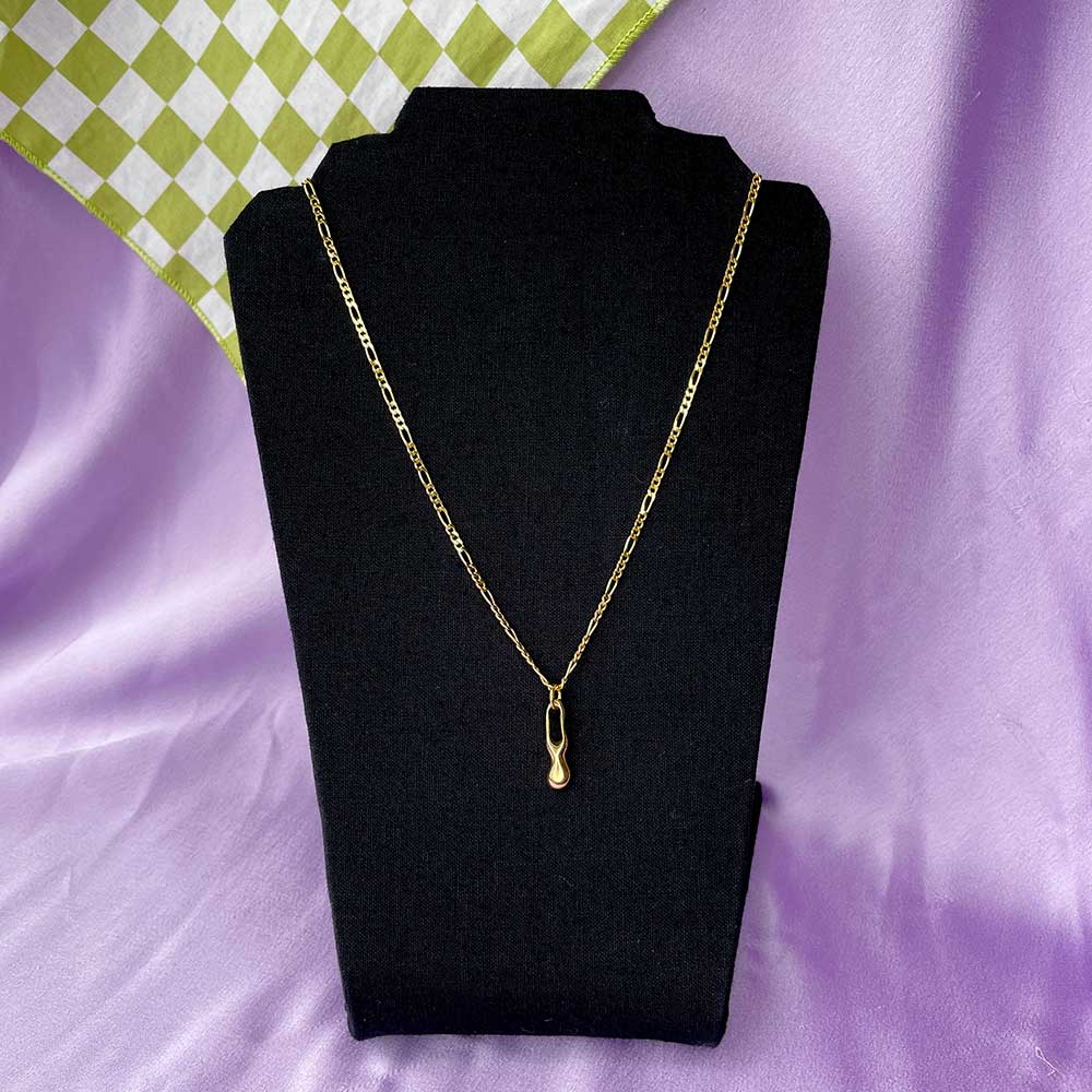 Small Blobby Drop Necklace