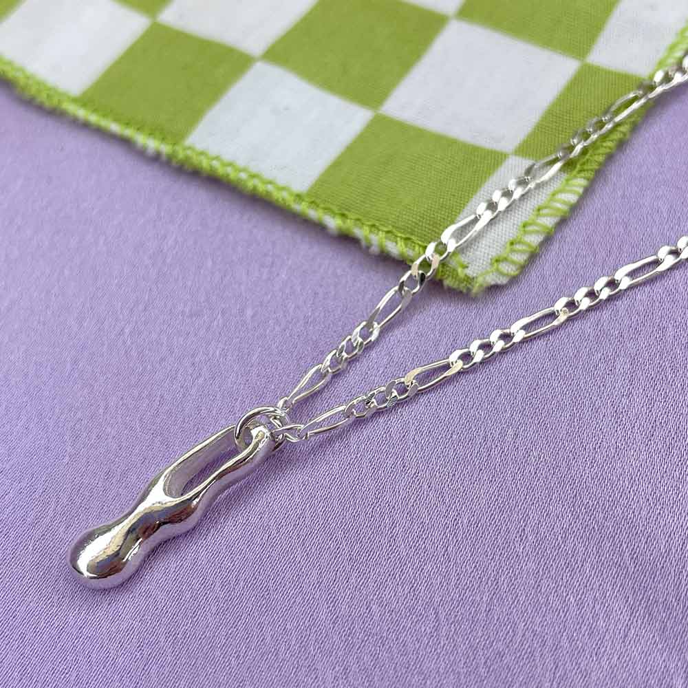 Small Blobby Drop Necklace