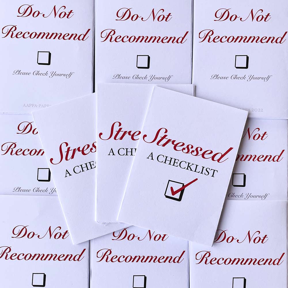 'Stressed' Zine