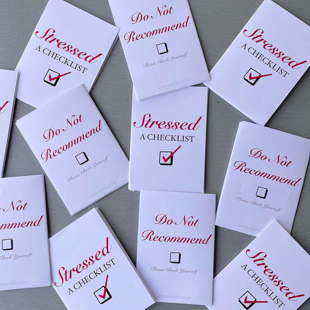 'Stressed' Zine