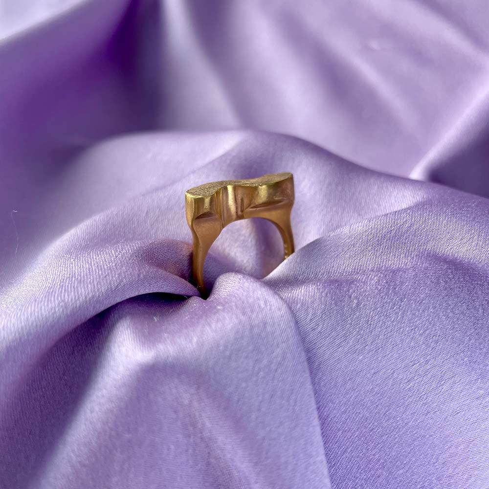 Tall Squiggle Ring