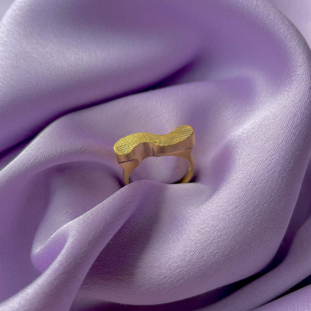Tall Squiggle Ring