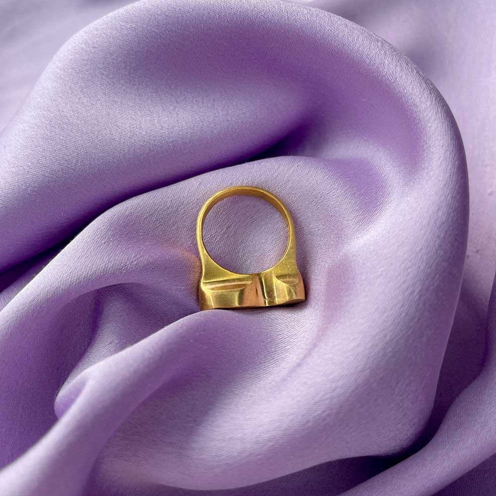Tall Squiggle Ring
