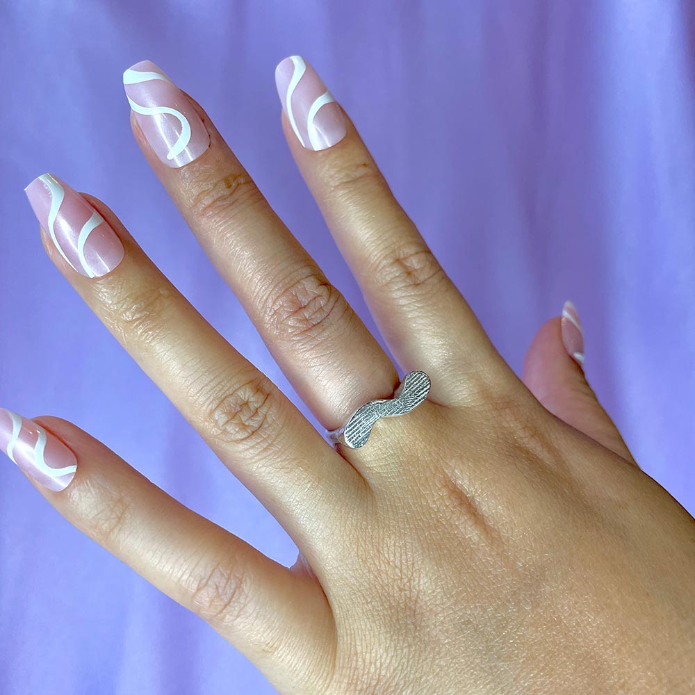 Tall Squiggle Ring
