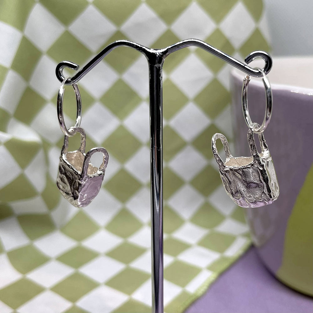 Trash Bag Earring