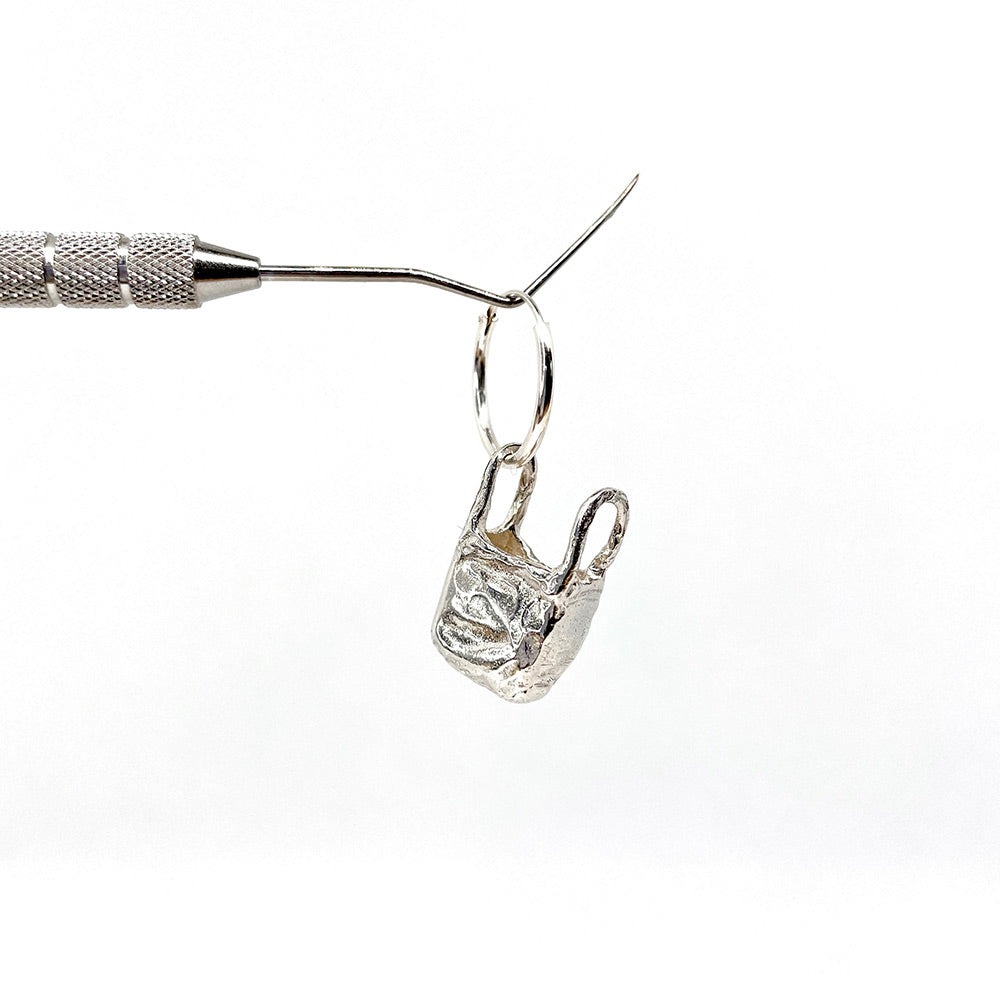 Trash Bag Earring
