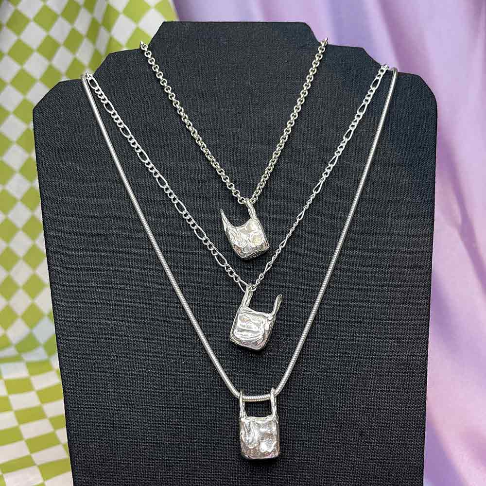 Trash Bag Necklace