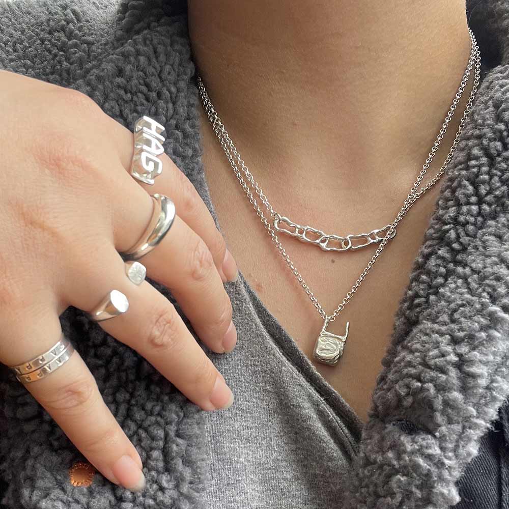 Trash Bag Necklace