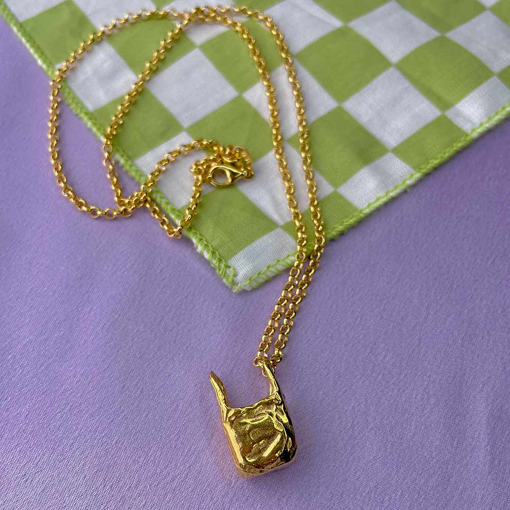 Trash Bag Necklace