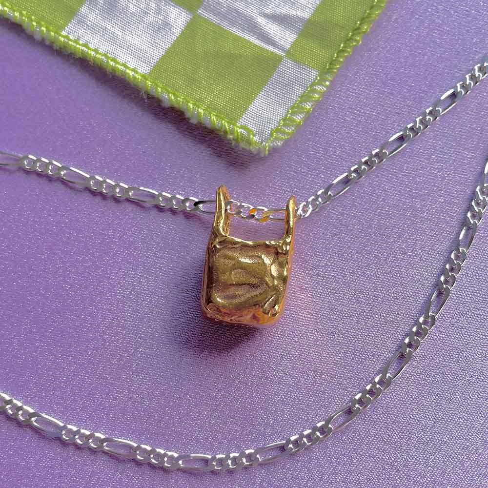 Trash Bag Necklace