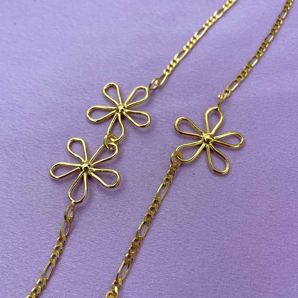 Triple Flower Power Necklace