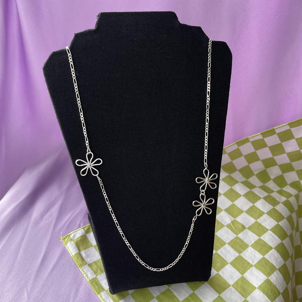 Triple Flower Power Necklace