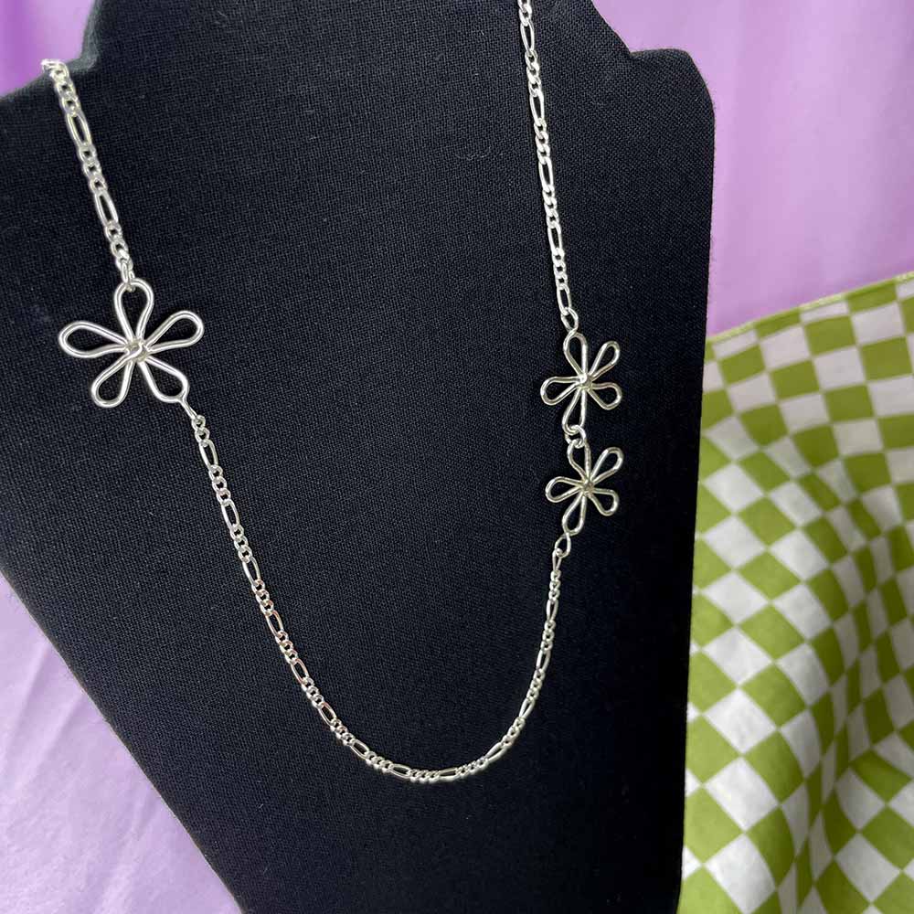Triple Flower Power Necklace